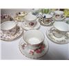 Image 2 : 14 Tea Cups + matching Saucers +1 extra saucer