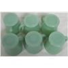Image 4 : 6 vintage Jadeite Fire King restaurant "D" handle coffee cups/mugs