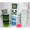 Image 1 : 10 Vintage Fire King Anchor Hocking coffee cups / asst colors 