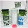 Image 2 : 10 Vintage Fire King Anchor Hocking coffee cups / asst colors 