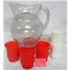 Image 2 : Vintage Kool-Aid smiling face pitcher/jug - 6 cups