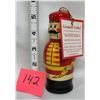 Image 2 : Vintage Ukrainian liquor decanter wooden with 6 matching goblets Russian "Gromoft" Matreshka hand pa