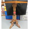 Image 3 : Oak?? Pedestal Parlour table