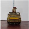 Image 2 : Yellow Hotrod Tin Toy Car, Made in Japan, working order