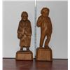 Image 1 : Carved Wooden Folk Art Figurines, Signed