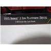 Image 3 : Ertl Collectibles 1935 Dodge 3 Ton Platform Truck 1:38 Scale Die Cast Bank in original Box