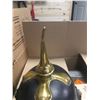 Image 2 : Repro Bavarian Model 1889 Leather Spiked Pickelhaube Helmet. like the German elite *Damaged