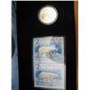 Image 3 : 2004 Canada Mint/Canada Post Coin & Stamp Set - $2.00 Silver Polar Bear