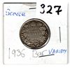 Image 1 : 1936 Bar Variety 25 cents