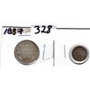 Image 1 : Scarce 1887 25 cent + 1887 5 cents