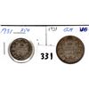 Image 1 : Low Mintage 1931-50cent Piece + 1931-25 cent piece