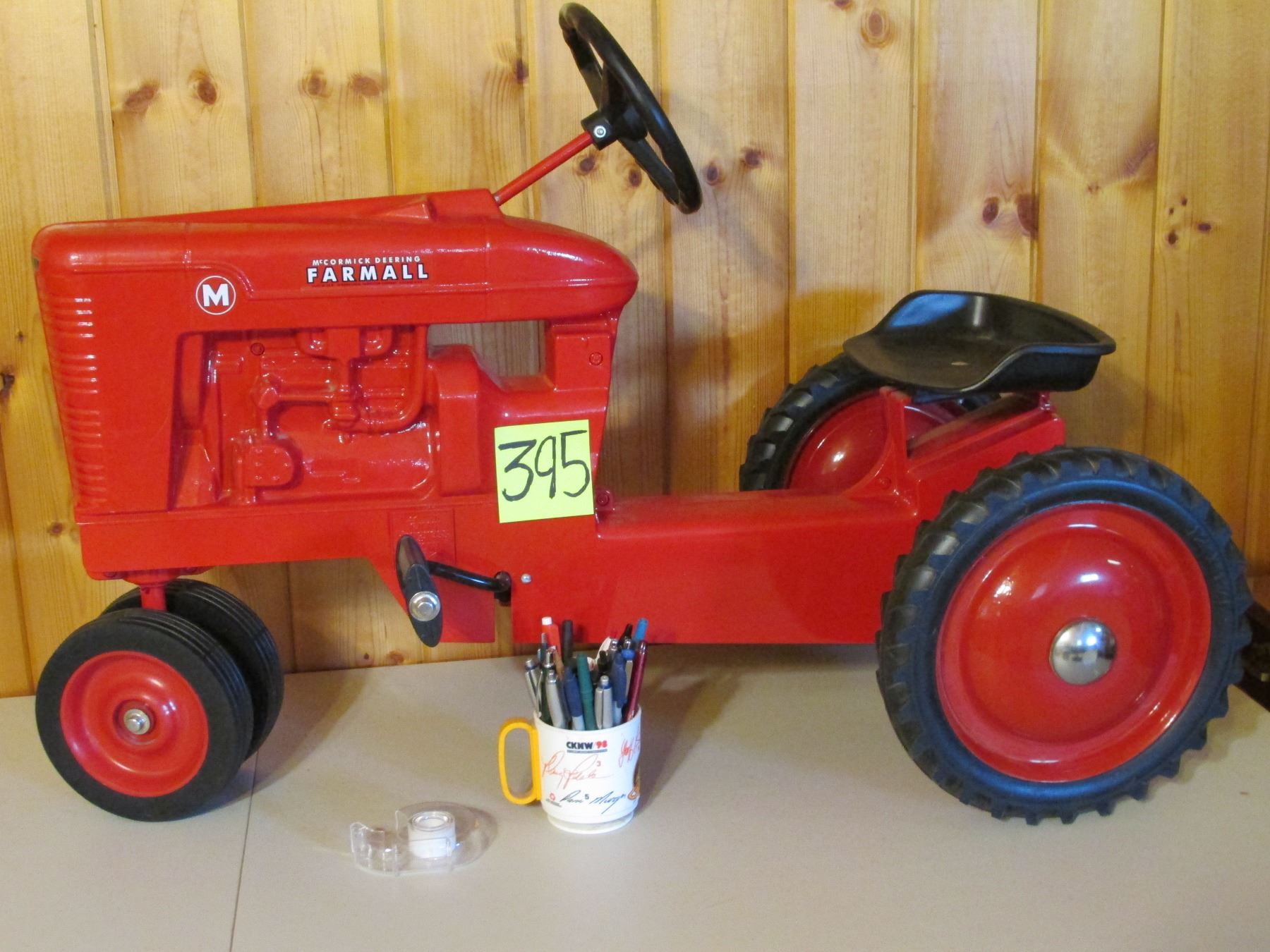 Farmall M Pedal Tractor Toy 37"x16" Schmalz Auctions