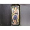 Image 1 : 1923 Ad Girl Coca Cola Tray-printed in Us 1973-19x8.5