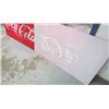 Image 4 : 2- Coca Cola Advertising Signs- plastic New-36x22