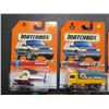 Image 2 : Matchbox Helicopter #29 Series 4, Volvo TT #4, Porsche 911 GT-1 #58 series 8, Garbage Truck Ridge NY