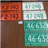 Image 1 : 3 Pair of License Plates -1963,1964,1965