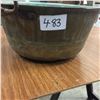 Image 1 : Brass Pot Vintage with handles 11.5W x 5.5 H