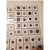 Image 5 : 4 Sheets of Foreign Coins Lot 1
