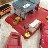 Image 4 : Toy Service Station+Plastic Cars+ Trucks
