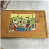Image 5 : Lot of Wooden Building Items Partial Tinker Toys and Child's Vintage Building Set