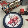 Image 3 : Tin Trucks,Trains,Trailers, and Ford Clock