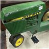 Image 2 : John Deere Pedal Tractor- Ertl-Original Condition- Missing Steering Wheel-Very Good Condition