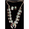 Image 1 : Sterling Silver Squash Blossom Set (Necklace & Earrings)