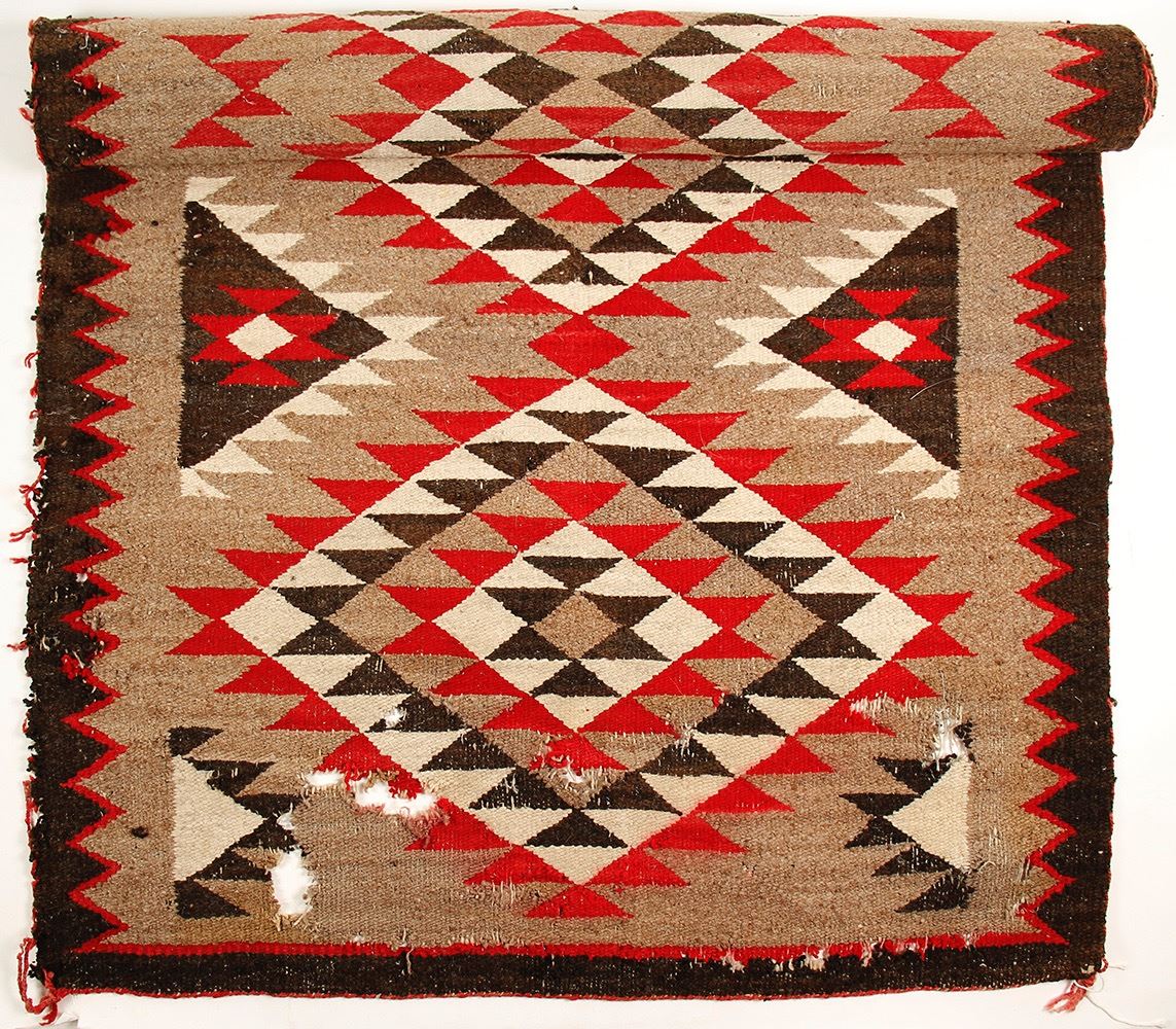 Navajo Rug Value Vintage Navajo Rug