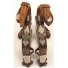 Image 1 : Crockett Silver Overlaid Bull Riding Style Spurs