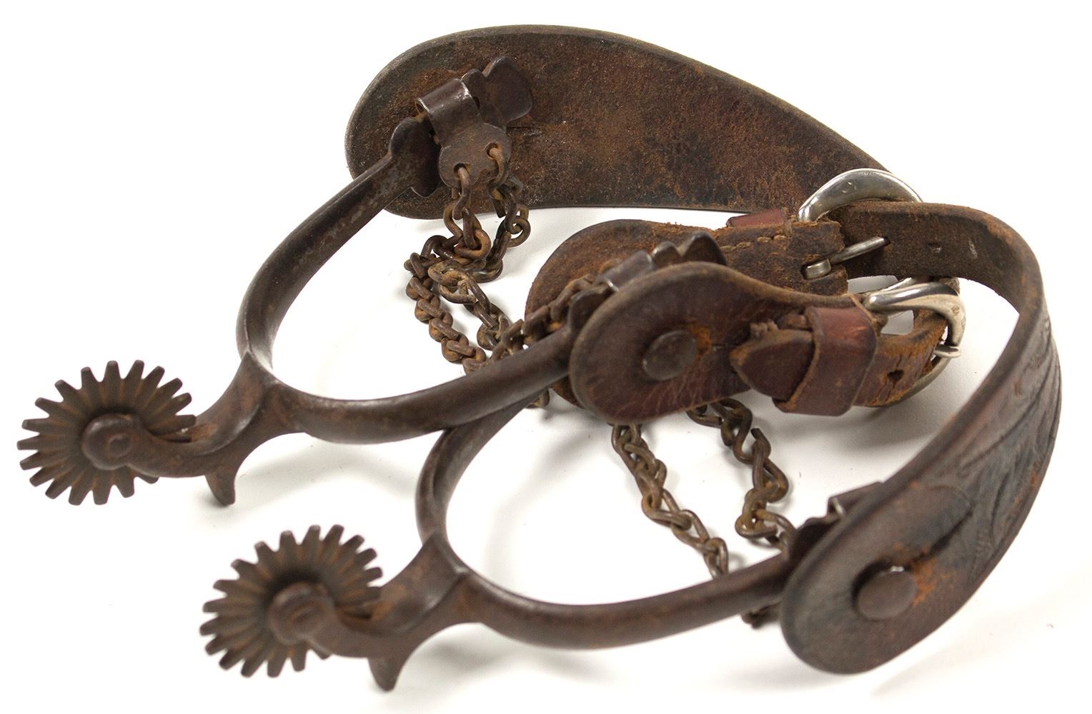 Vintage Cast Iron Rustic Spurs - Holabird Western Americana Collections