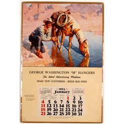 Cowboy Salesman’s Sample Calendar
