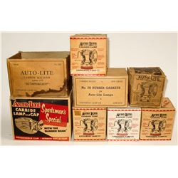 Carbide, Empty Boxes for Autolite Lamps