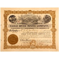 Eagle River Mining Company Stock Certificate