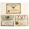 Image 1 : Three Striking Kingman District Stock Certificates