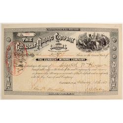 Gunsight Mining Company Stock Certificate