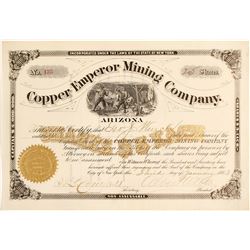 Copper Emperor Mining Company Stock Certificate