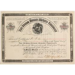 The Burro Burro Mining Company Stock Certificate