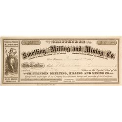 Crittenden Smelting, Milling, and Mining Company Stock Certificate