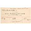 Image 1 : EA Jacobs Assay Certificate/Billhead (Tucson, AZ)
