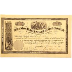 Union League Silver Mining Company Stock Certificate