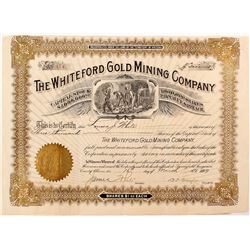 Whiteford Gold Mining Company Stock Certificate