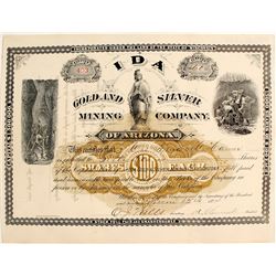 Ida Gold & Silver Mining Company Stock Certificate