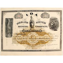 Ida Gold & Silver Mining Company Stock Certificate