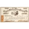 Image 1 : Crystal Gold & Silver Mining Co. Stock Certificate, Silver Mountain, 1863