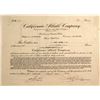 Image 1 : California Alkali Stock Certificate, Keeler,  Inyo County, Cal. 1918