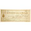 Image 1 : California Dredging & Mining Company Stock Certificate