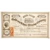 Image 1 : Sierra Valley Gold & Silver Mining Co. Stock Certificate, Plumas County, California, 1863