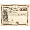 Image 1 : South Clear Creek Gold & Silver Mining Co. Stock Certificate, 1865, Territorial