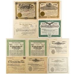 Cripple Creek Mining Stock Certificates