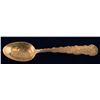 Image 1 : State Capitol Silver Souvenir Spoon w/ Colorado Mining Town Engraving